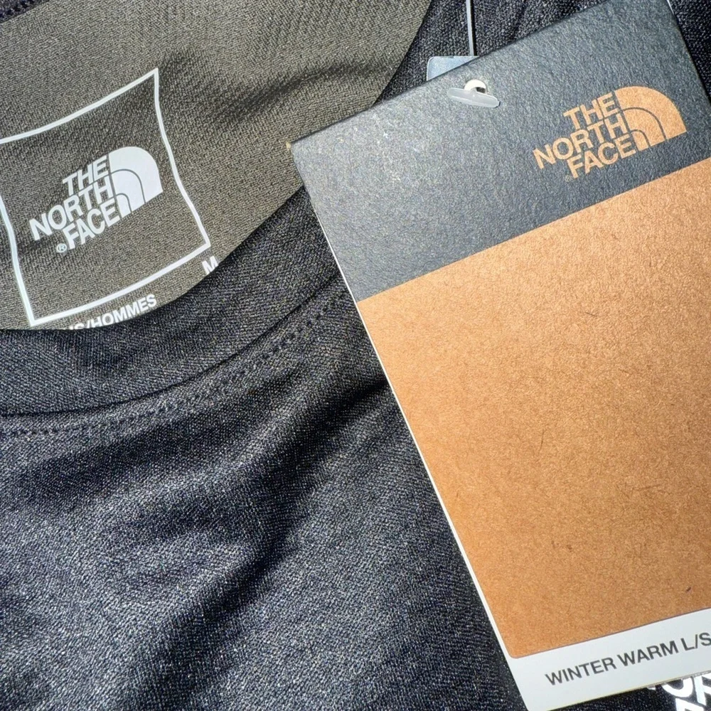 NEW The North Face Long Sleeve Tee - Winter Warm Black M